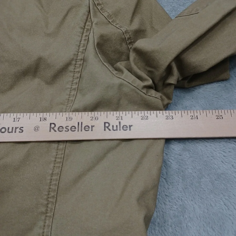 LL Bean Coat Mens 42 Brown Outdoor Hunting Pockets Casual Safari